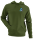 Wilmington Stealie Premium Unisex Hoodie — Design: University of North Carolina Wilmington — Military Green