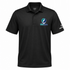 Wilmington Stealie Premium Unisex Polo — Design: University of North Carolina Wilmington — Black