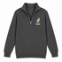 Notre Dame Stealie Premium Unisex Quarter-Zip — Design: University of Notre Dame — Charcoal