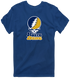Notre Dame Stealie Premium Unisex T-Shirt — Design: University of Notre Dame — Navy