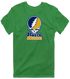 Notre Dame Stealie Premium Unisex T-Shirt — Design: University of Notre Dame — Irish Green