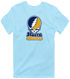 Notre Dame Stealie Premium Unisex T-Shirt — Design: University of Notre Dame — Light Blue