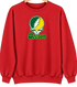 Oregon Stealie Premium Unisex Crewneck — Red