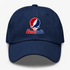 Pennsylvania Stealie Premium Unisex Dad Hat — Design: University of Pennsylvania — Navy