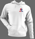 Pennsylvania Stealie Premium Unisex Hoodie — Design: University of Pennsylvania — White/Grey