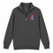 Pennsylvania Stealie Premium Unisex Quarter-Zip — Design: University of Pennsylvania — Charcoal