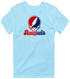 Pennsylvania Stealie Premium Unisex T-Shirt — Design: University of Pennsylvania — Light Blue