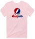 Pennsylvania Stealie Premium Unisex T-Shirt — Design: University of Pennsylvania — Light Pink