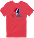 Pennsylvania Stealie Premium Unisex T-Shirt — Design: University of Pennsylvania — Heather Red