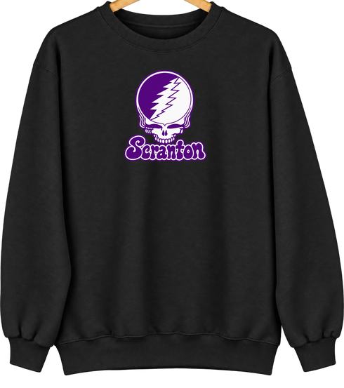 Scranton Stealie Premium Unisex Crewneck — Black