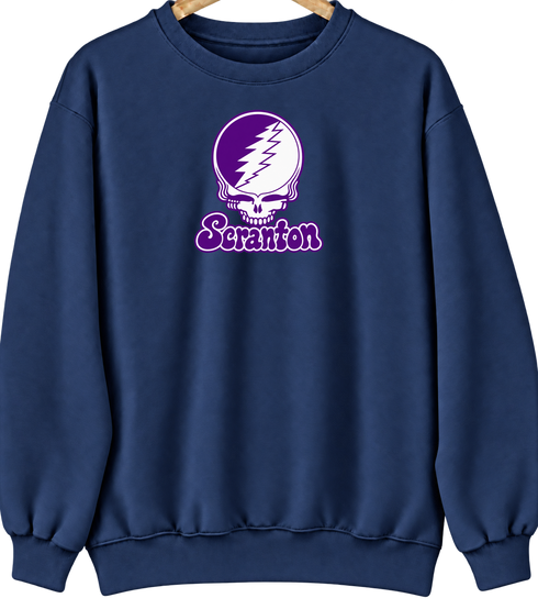 Scranton Stealie Premium Unisex Crewneck — Navy