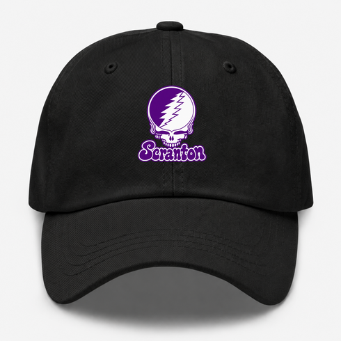 Scranton Stealie Premium Unisex Dad Hat — Design: University of Scranton — Black