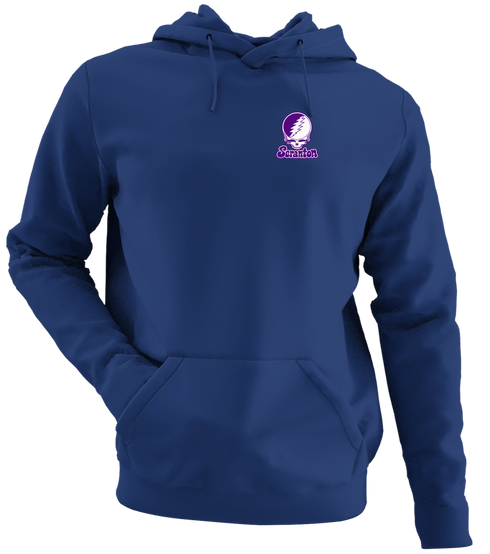 Scranton Stealie Premium Unisex Hoodie — Design: University of Scranton — Navy