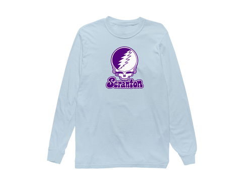 Scranton Stealie Premium Unisex Long-Sleeve — Design: University of Scranton — Chambray