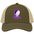 Scranton Stealie Premium Unisex Trucker Cap — Design: University of Scranton — Moss/Khaki