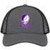 Scranton Stealie Premium Unisex Trucker Cap — Design: University of Scranton — Charcoal/Black