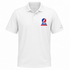 South Alabama Stealie Premium Unisex Polo — Design: University of South Alabama — White