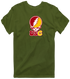 Southern California Stealie Premium Unisex T-Shirt — Design: University of Southern California — Military Green