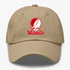 Wisconsin Stealie Premium Unisex Dad Hat — Design: University of Wisconsin — Khaki