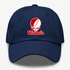 Wisconsin Stealie Premium Unisex Dad Hat — Design: University of Wisconsin — Navy