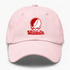Wisconsin Stealie Premium Unisex Dad Hat — Design: University of Wisconsin — Pink