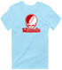 Wisconsin Stealie Premium Unisex T-Shirt — Design: University of Wisconsin — Light Blue