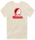 Wisconsin Stealie Premium Unisex T-Shirt — Design: University of Wisconsin — Sand