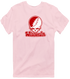 Wisconsin Stealie Premium Unisex T-Shirt — Design: University of Wisconsin — Light Pink