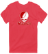 Wisconsin Stealie Premium Unisex T-Shirt — Design: University of Wisconsin — Heather Red