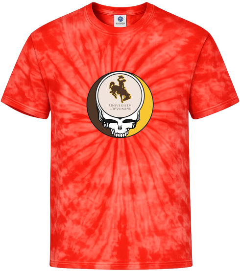 University of Wyoming Stealie Tie-Dye T-Shirt
