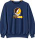 Wyoming Stealie Premium Unisex Crewneck — Design: University of Wyoming — Navy