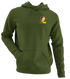 Wyoming Stealie Premium Unisex Hoodie — Design: University of Wyoming — Military Green