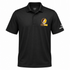 Wyoming Stealie Premium Unisex Polo — Design: University of Wyoming — Black