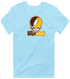 Wyoming Stealie Premium Unisex T-Shirt — Design: University of Wyoming — Light Blue
