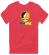 Wyoming Stealie Premium Unisex T-Shirt — Design: University of Wyoming — Heather Red