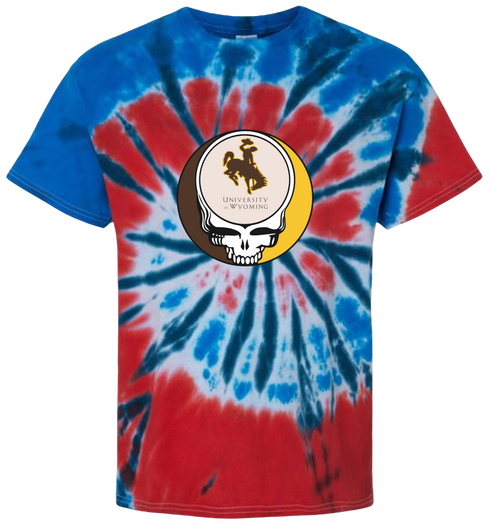 University of Wyoming Stealie Tie-Dye T-Shirt