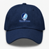 Upper Iowa Stealie Premium Unisex Dad Hat — Design: Upper Iowa University — Navy