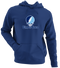 Upper Iowa Stealie Premium Unisex Hoodie — Design: Upper Iowa University — Navy