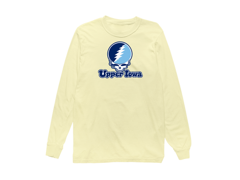 Upper Iowa Stealie Premium Unisex Long-Sleeve — Design: Upper Iowa University — Butter