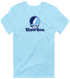 Upper Iowa Stealie Premium Unisex T-Shirt — Design: Upper Iowa University — Light Blue