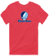 Upper Iowa Stealie Premium Unisex T-Shirt — Design: Upper Iowa University — Heather Red