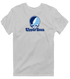 Upper Iowa Stealie Premium Unisex T-Shirt — Design: Upper Iowa University — Sport Grey