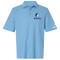 Upper Iowa Stealie Premium Unisex Polo — Design: Upper Iowa University — Blue