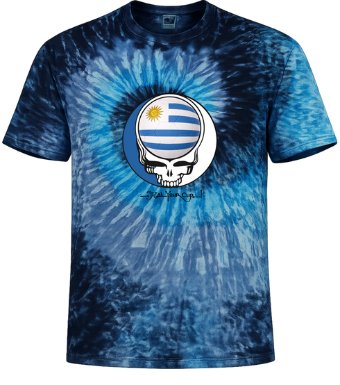 Uruguay FIFA World Cup Stealie Tie-Dye T-Shirt