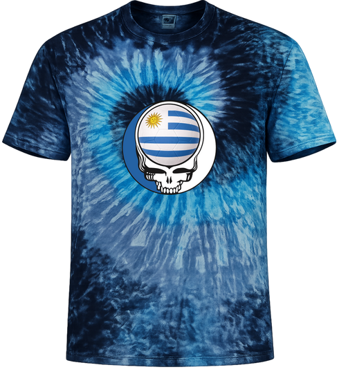 Uruguay FIFA World Cup Stealie Tie-Dye T-Shirt