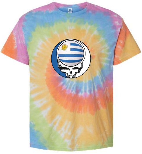 Uruguay FIFA World Cup Stealie Tie-Dye T-Shirt