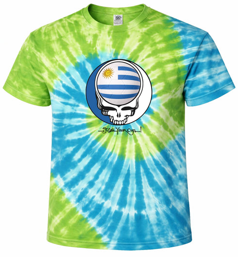 Uruguay FIFA World Cup Stealie Tie-Dye T-Shirt