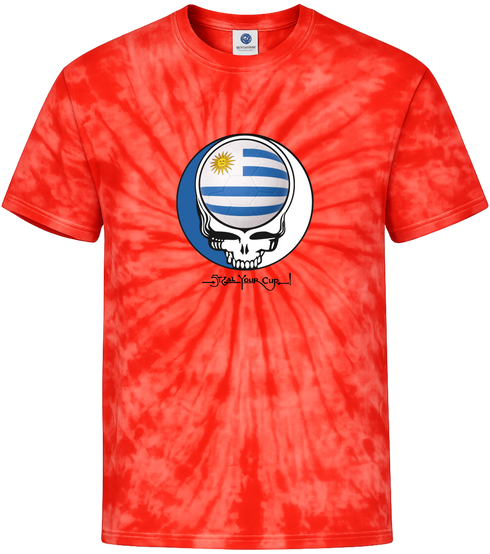 Uruguay FIFA World Cup Stealie Tie-Dye T-Shirt