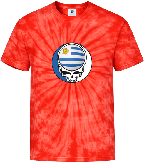 Uruguay FIFA World Cup Stealie Tie-Dye T-Shirt