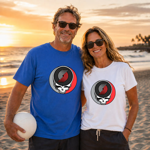 Portland Trailblazers Grateful Dead T-Shirt